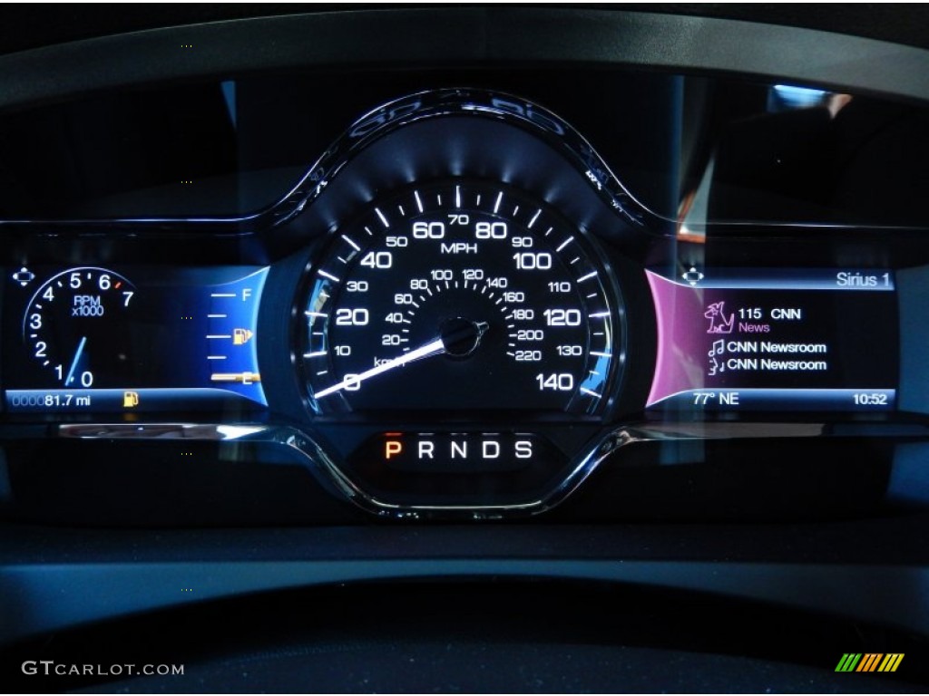 2014 Lincoln MKS FWD Gauges Photo #86702847