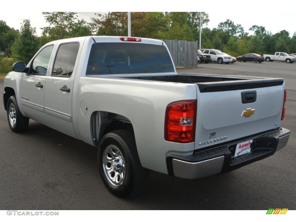 2013 Silverado 1500 LT Crew Cab - Silver Ice Metallic / Ebony photo #4