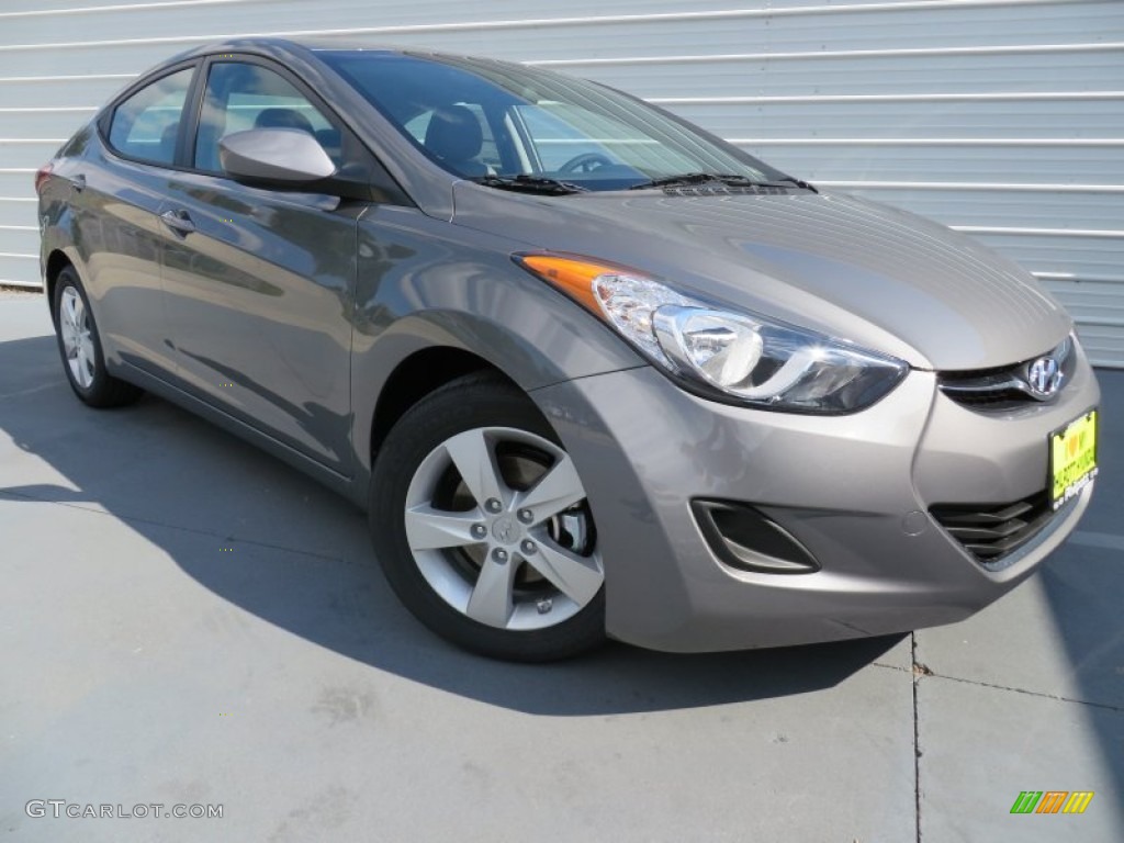 2013 Elantra GLS - Harbor Gray Metallic / Gray photo #1