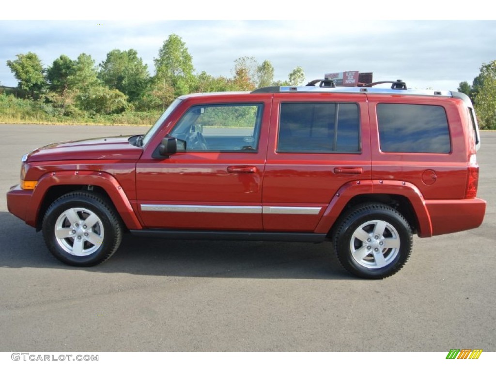Inferno Red Pearl 2006 Jeep Commander Limited Exterior Photo #86703828
