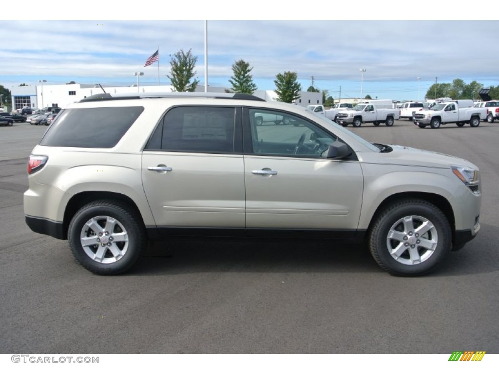 Champagne Silver Metallic 2014 GMC Acadia SLE Exterior Photo #86704518
