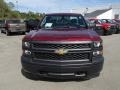 2014 Deep Ruby Metallic Chevrolet Silverado 1500 WT Regular Cab 4x4  photo #2