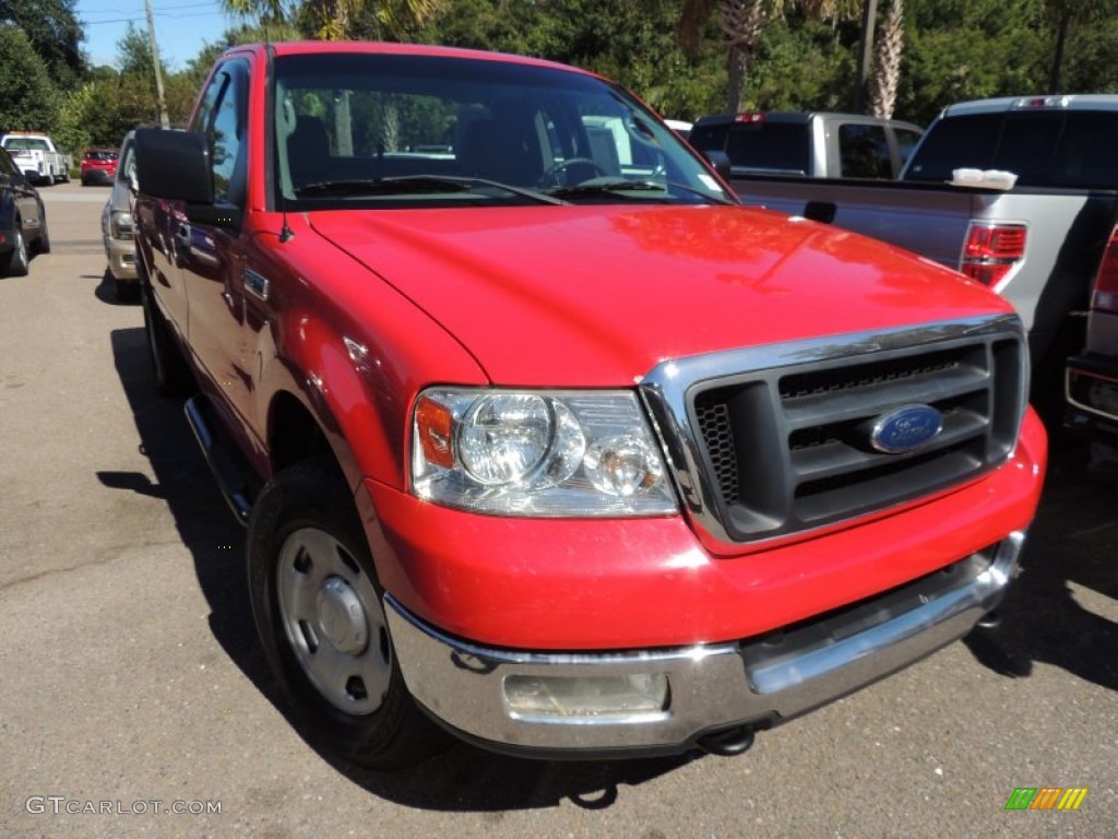 Bright Red Ford F150