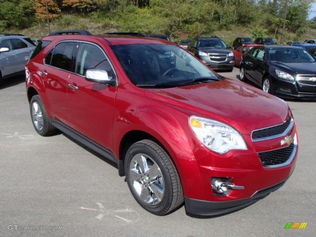 Crystal Red Tintcoat 2014 Chevrolet Equinox LT AWD Exterior Photo #86705090