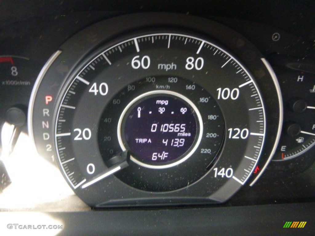 2012 CR-V EX 4WD - Polished Metal Metallic / Gray photo #9