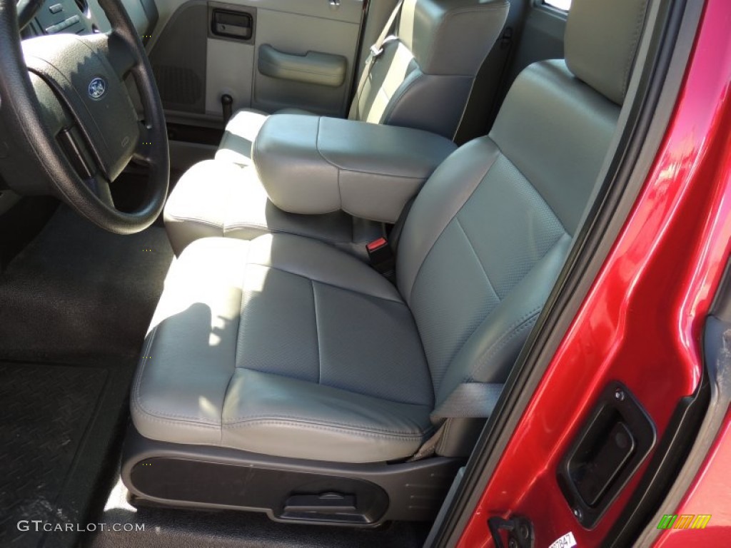 2007 F150 XL Regular Cab - Redfire Metallic / Medium Flint photo #4