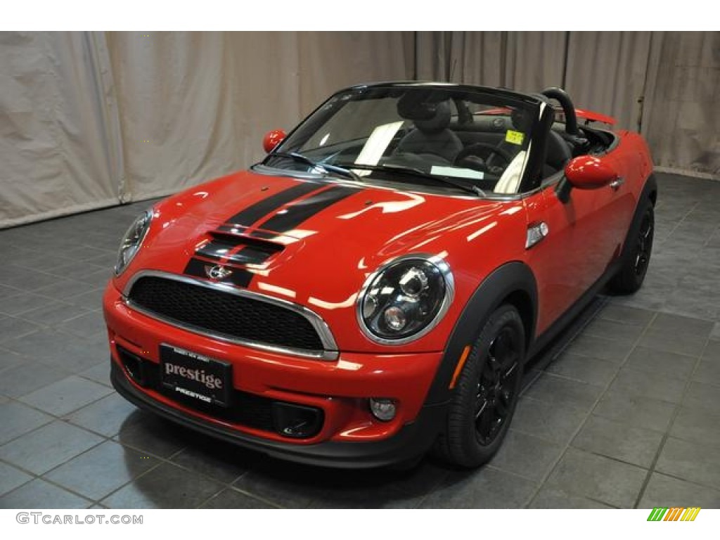 2014 Cooper S Roadster - Chili Red / Carbon Black photo #1