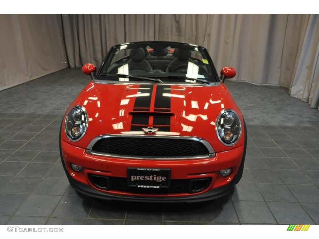 2014 Cooper S Roadster - Chili Red / Carbon Black photo #3