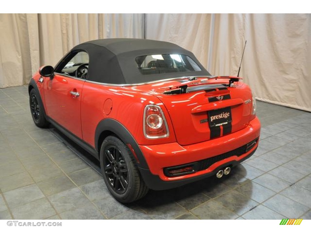 2014 Cooper S Roadster - Chili Red / Carbon Black photo #18