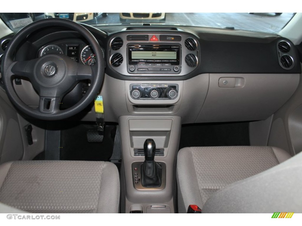 2011 Tiguan S - White Gold Metallic / Clay Gray photo #27