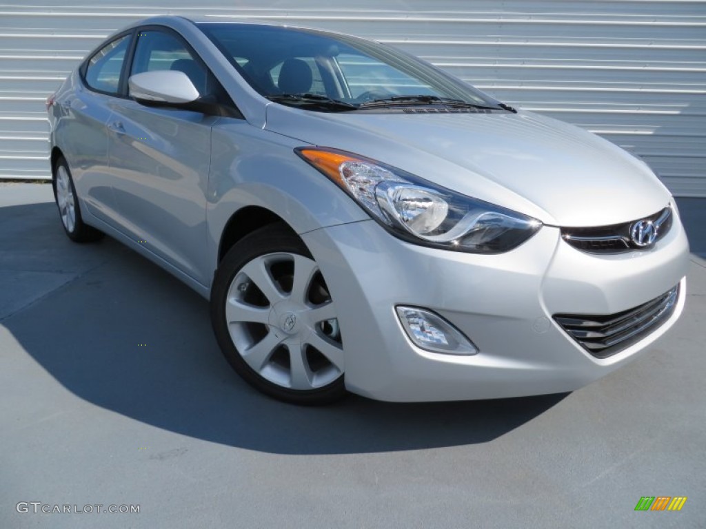 2013 Elantra Limited - Silver / Gray photo #2