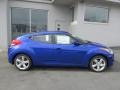 2013 Marathon Blue Hyundai Veloster   photo #2