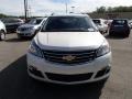 2014 White Diamond Tricoat Chevrolet Traverse LT AWD  photo #2