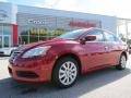 2013 Red Brick Nissan Sentra SV  photo #1