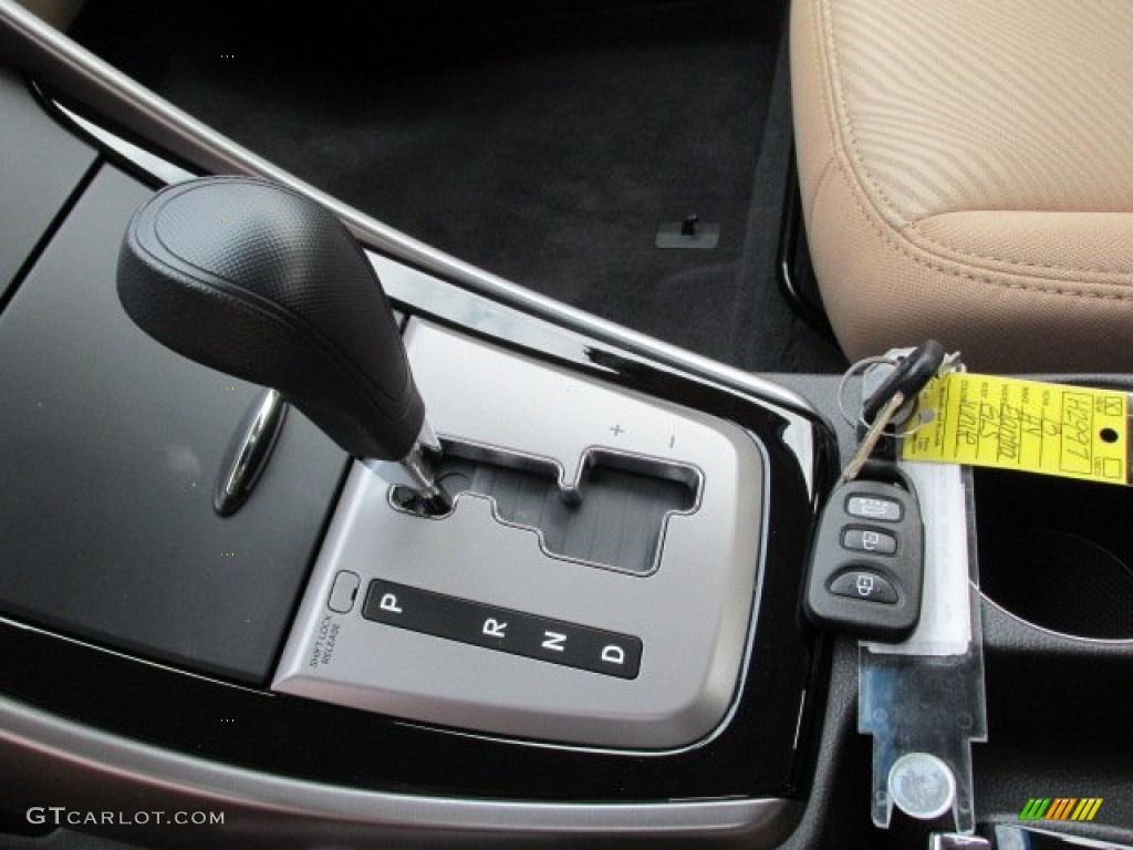 2013 Elantra GLS - Shimmering White / Beige photo #13