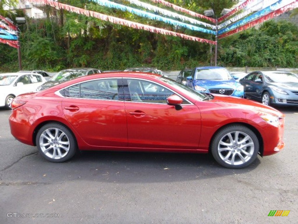 2014 MAZDA6 Touring - Soul Red Mica / Black photo #6