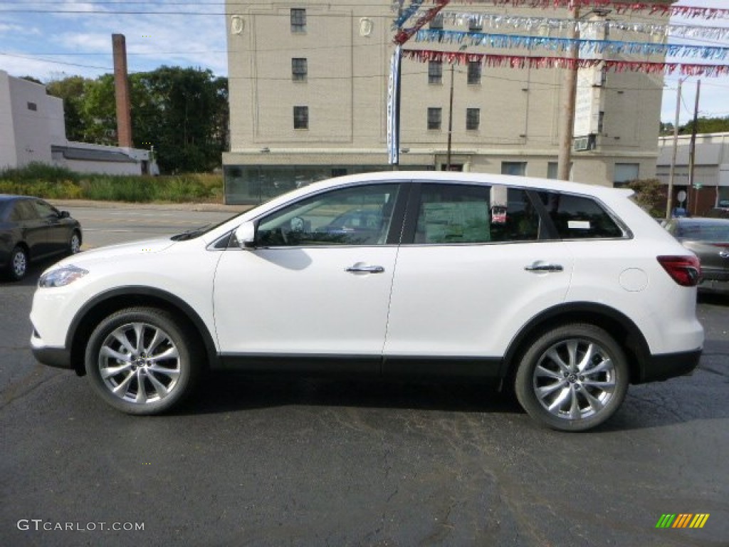 Crystal White Pearl 2014 Mazda CX-9 Grand Touring AWD Exterior Photo #86708019