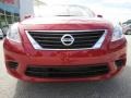 2014 Red Brick Nissan Versa 1.6 SV Sedan  photo #8