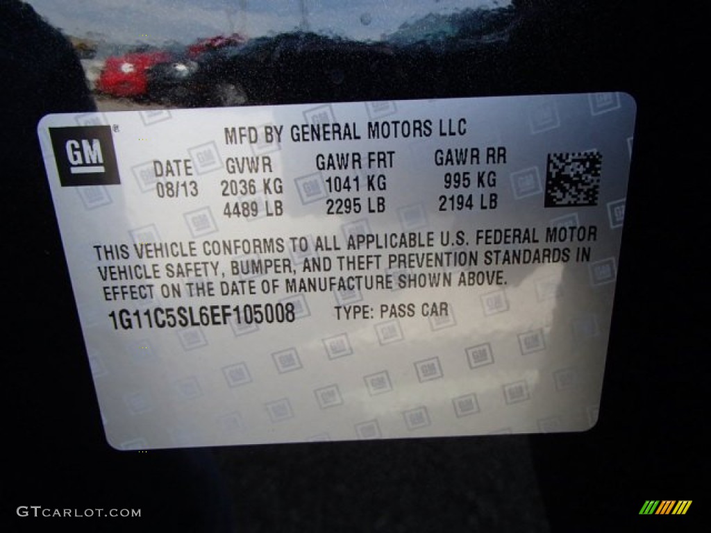 2014 Malibu LT - Black Granite Metallic / Jet Black photo #20