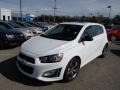 Summit White 2013 Chevrolet Sonic RS Hatch Exterior