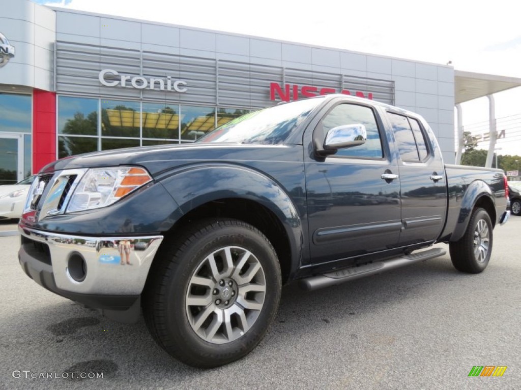 2013 Frontier SL Crew Cab - Graphite Blue / Steel photo #1