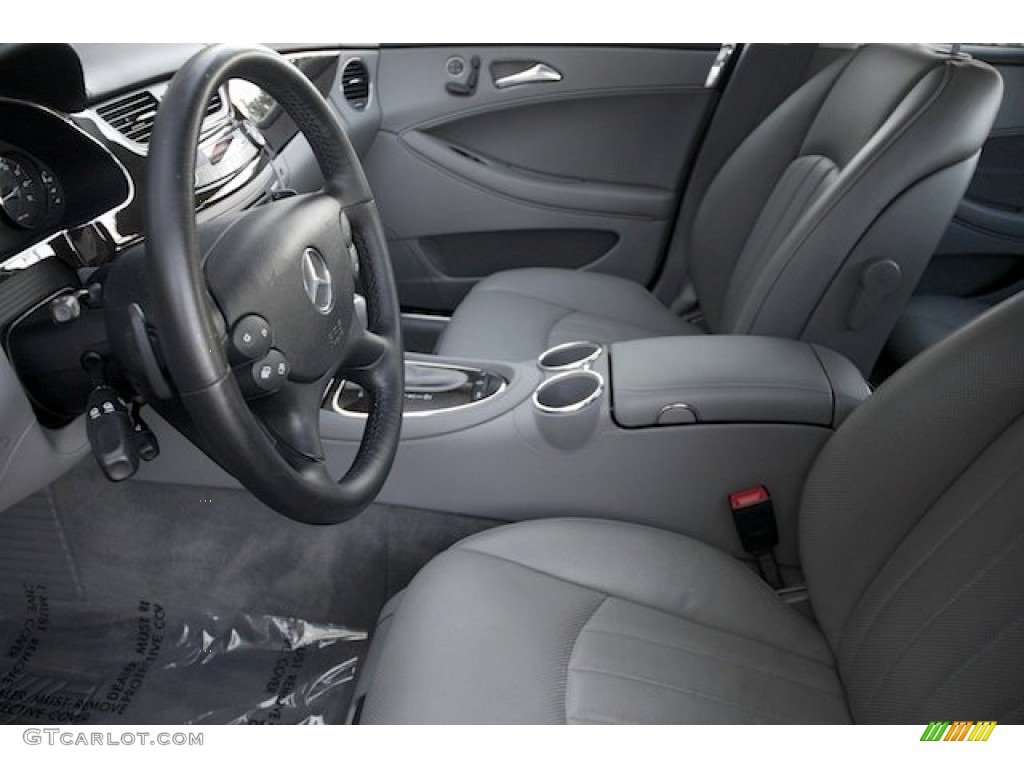 Ash Grey Interior 2007 Mercedes-Benz CLS 550 Photo #86710089