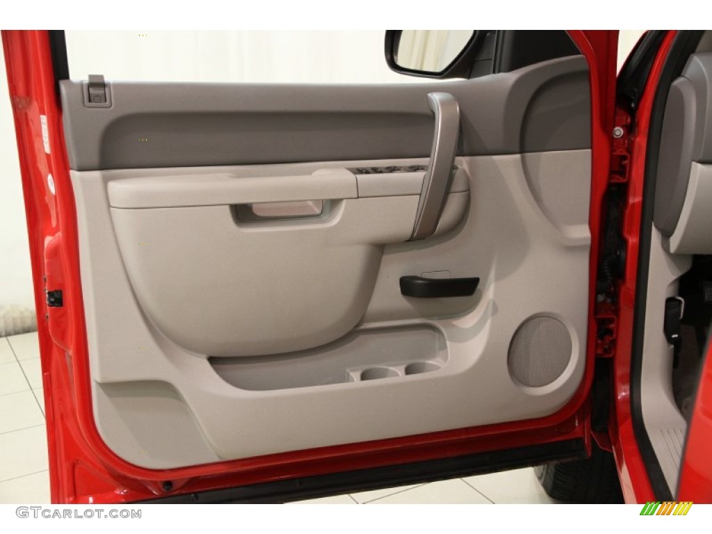 2013 Chevrolet Silverado 1500 LT Extended Cab 4x4 Light Titanium/Dark Titanium Door Panel Photo #86710201