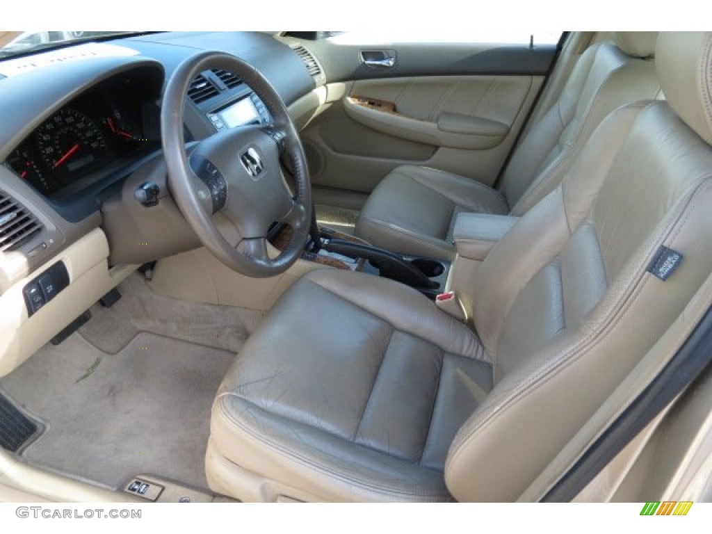 2003 Accord EX V6 Sedan - Desert Mist Metallic / Ivory photo #4
