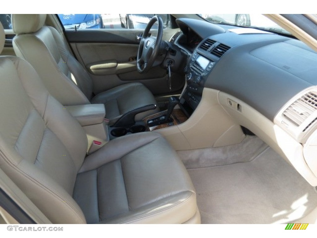 2003 Accord EX V6 Sedan - Desert Mist Metallic / Ivory photo #6