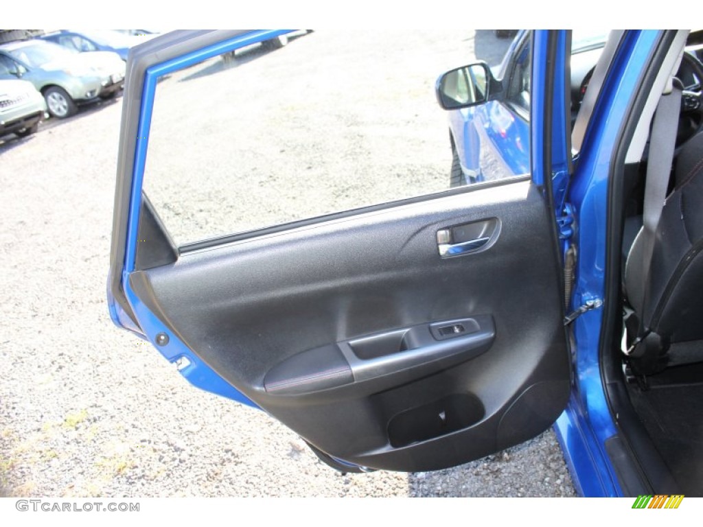 2012 Impreza WRX Premium 4 Door - WR Blue Mica / WRX Carbon Black photo #23
