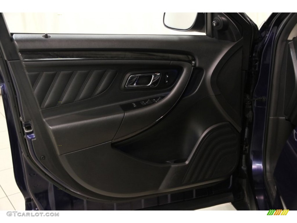2011 Ford Taurus Limited Charcoal Black Door Panel Photo #86710902