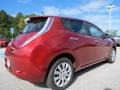 2013 Cayenne Red Nissan LEAF S  photo #5