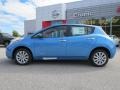 2013 Blue Ocean Nissan LEAF S  photo #2