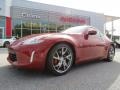 2014 Magma Red Nissan 370Z Sport Touring Coupe #86676349