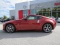 2014 Magma Red Nissan 370Z Sport Touring Coupe  photo #2