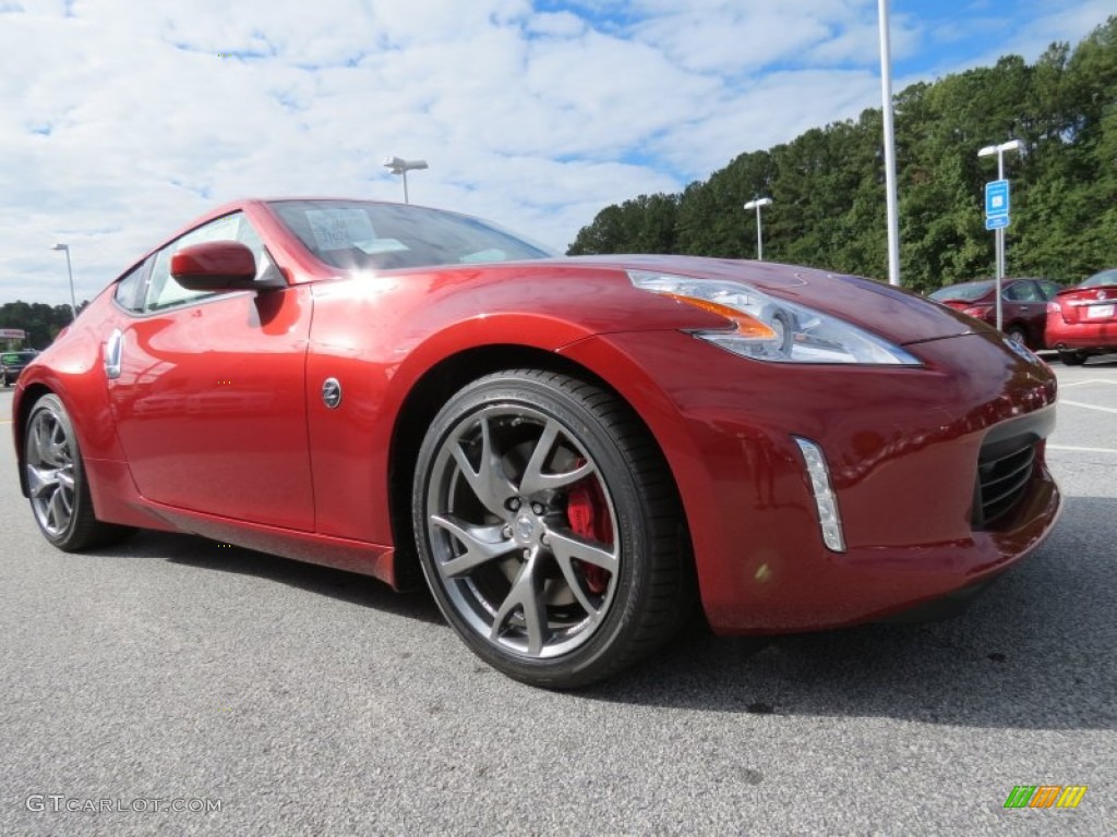 Magma Red 2014 Nissan 370Z Sport Touring Coupe Exterior Photo #86712939