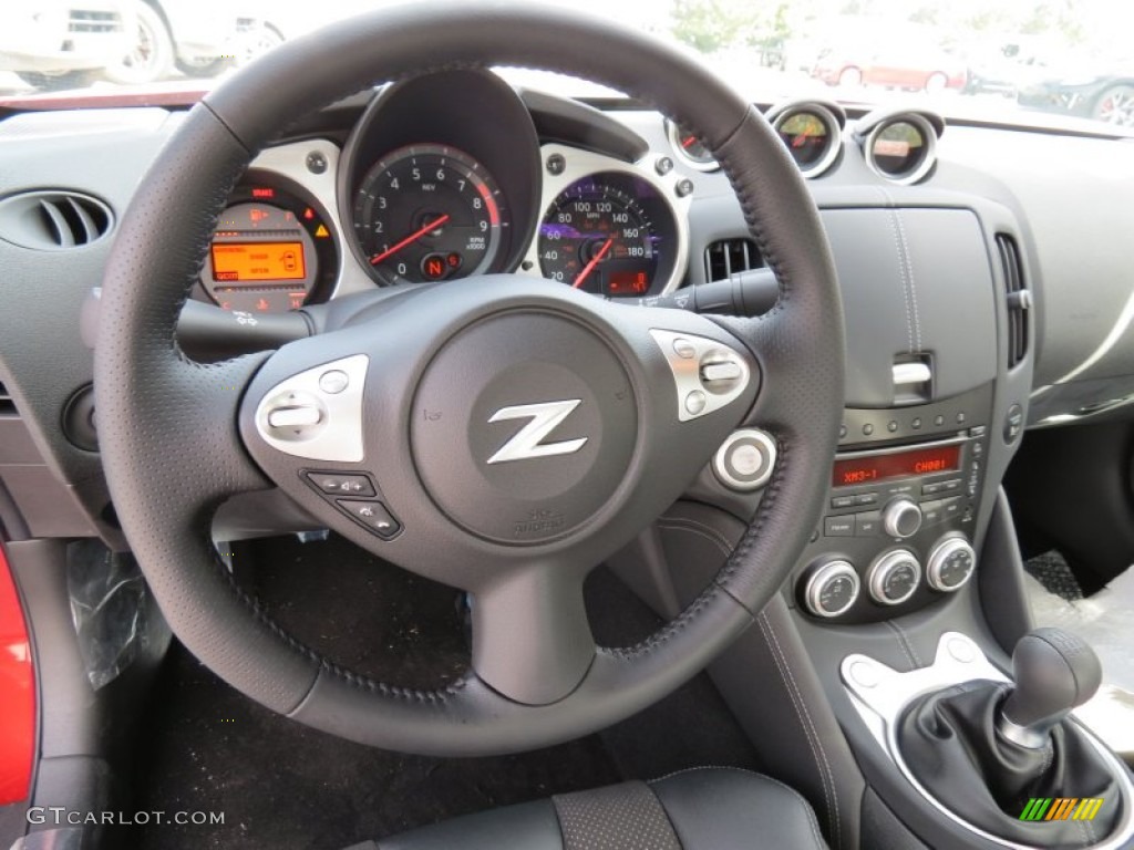 2014 Nissan 370Z Sport Touring Coupe Black Dashboard Photo #86713044