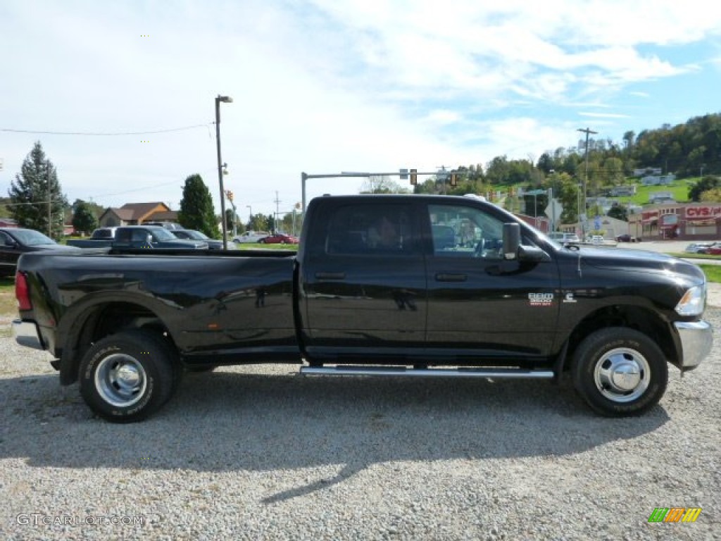 2012 Ram 3500 HD ST Crew Cab 4x4 Dually - Black / Dark Slate/Medium Graystone photo #7