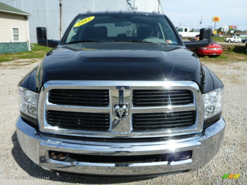 Black 2012 Dodge Ram 3500 HD ST Crew Cab 4x4 Dually Exterior Photo #86713149