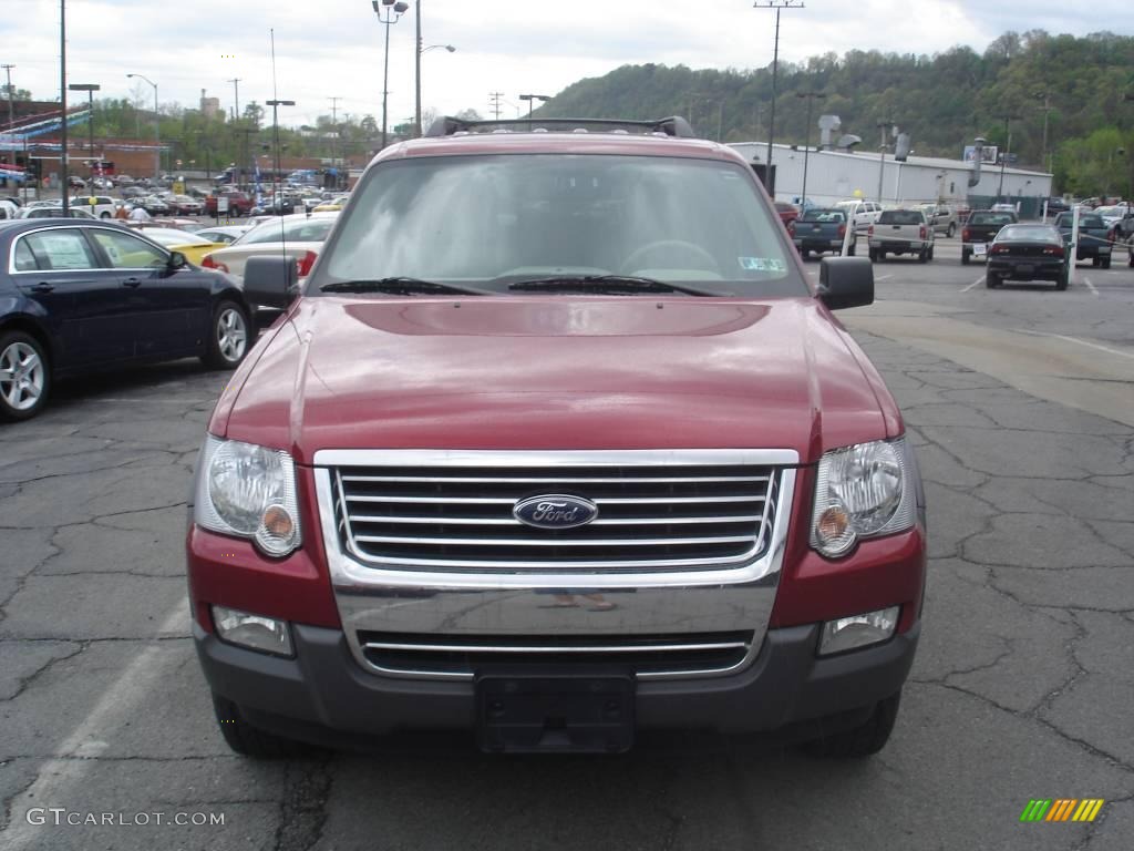 2006 Explorer XLT 4x4 - Redfire Metallic / Stone photo #16