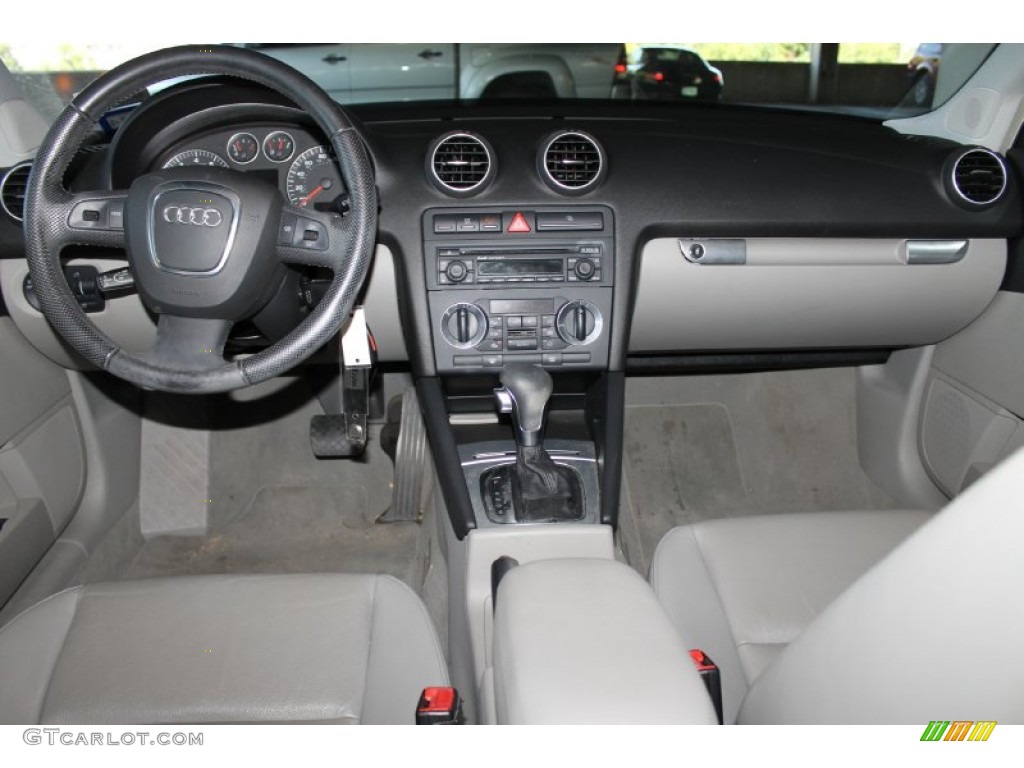 2006 A3 2.0T - Lava Grey Pearl / Light Grey photo #25