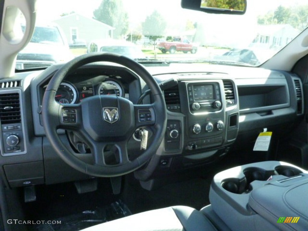 2014 1500 Tradesman Crew Cab 4x4 - Black / Black/Diesel Gray photo #14