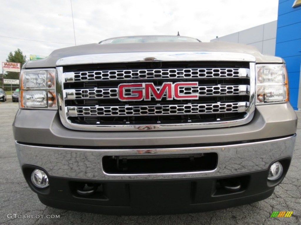 2014 Sierra 2500HD SLT Crew Cab 4x4 - Steel Gray Metallic / Ebony photo #2