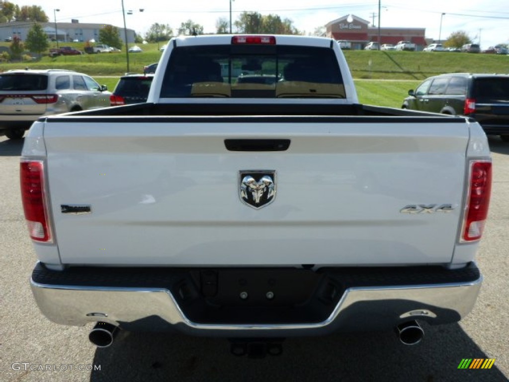 2014 1500 Laramie Crew Cab 4x4 - Bright White / Black photo #4