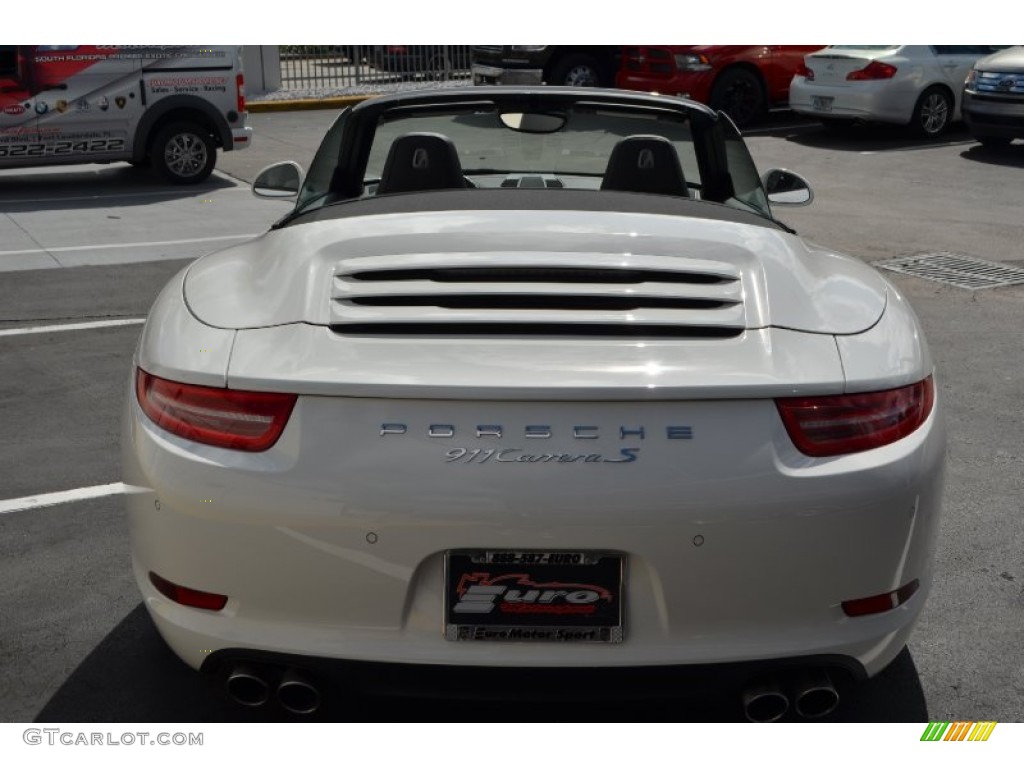 2012 911 Carrera S Cabriolet - Carrara White / Black photo #16