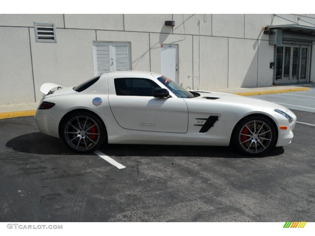 designo Mystic White II 2013 Mercedes-Benz SLS AMG GT Coupe Exterior Photo #86718111