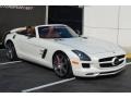 2012 designo Mystic White Mercedes-Benz SLS AMG Roadster  photo #3