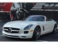 2012 designo Mystic White Mercedes-Benz SLS AMG Roadster  photo #12