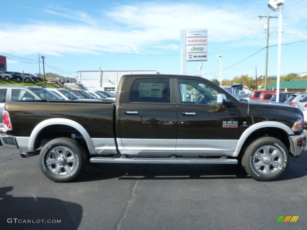 Black Gold Pearl Coat 2014 Ram 2500 Laramie Crew Cab 4x4 Exterior Photo #86718837
