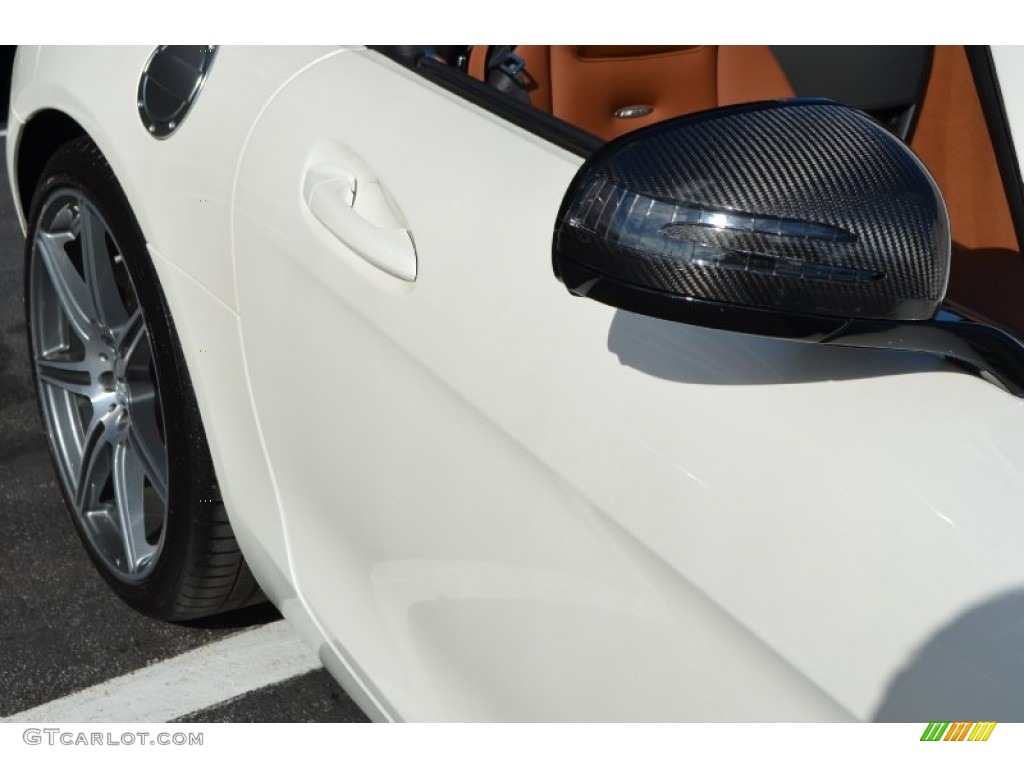 2012 SLS AMG Roadster - designo Mystic White / designo Light Brown Natural Woven photo #36